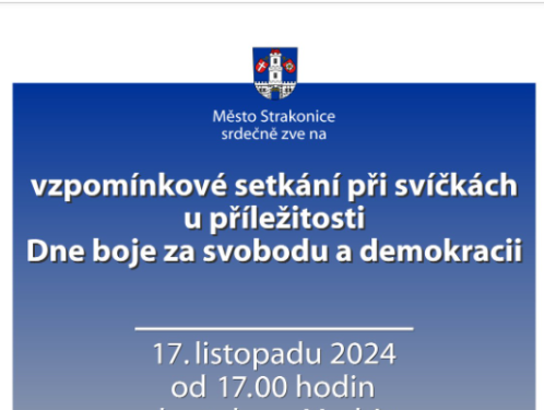 Vzpomínkové setkání 17.11.2024